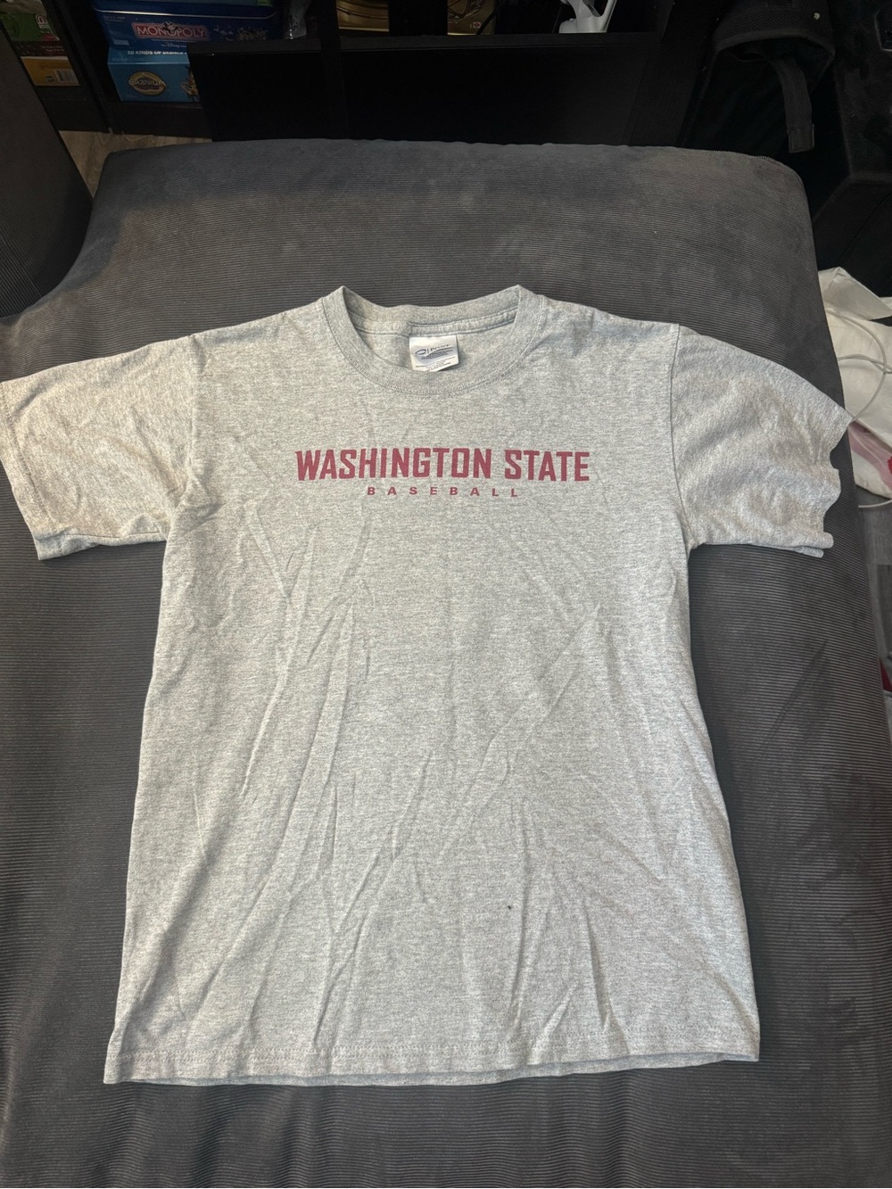 Washington State Baseball Short-Sleeve T-Shirt - Gray
